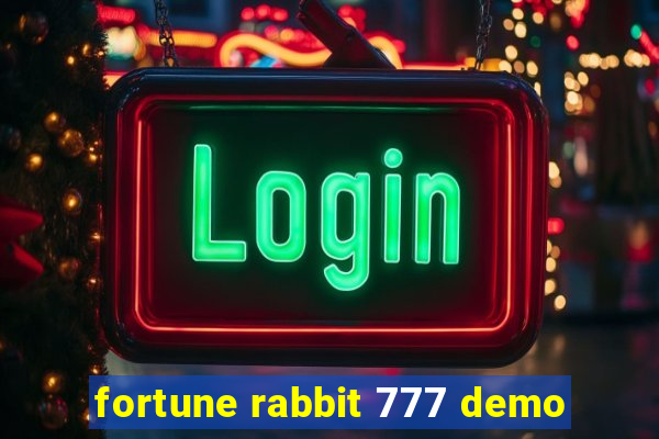 fortune rabbit 777 demo